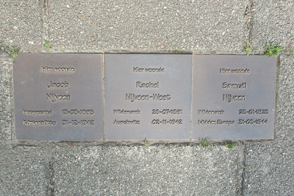 Memorial Stones J.Kammingastraat 132
