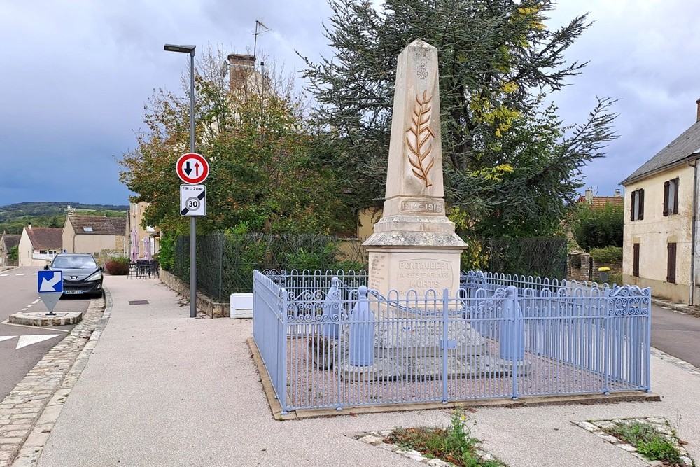 Oorlogsmonument Pontaubert #1