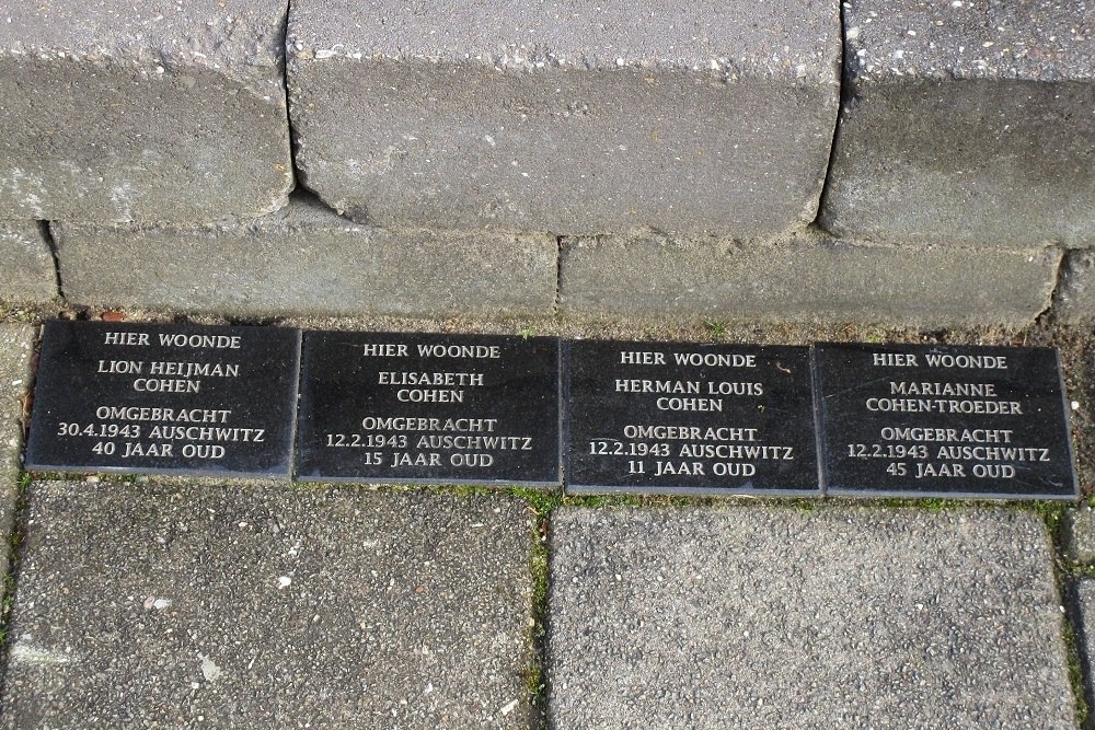 Remembrance Stones Zutphensestraat 127 II