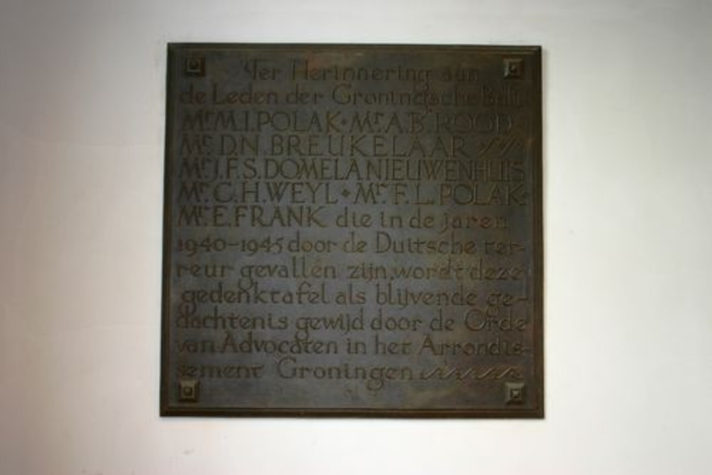 Memorial Groningen District Court