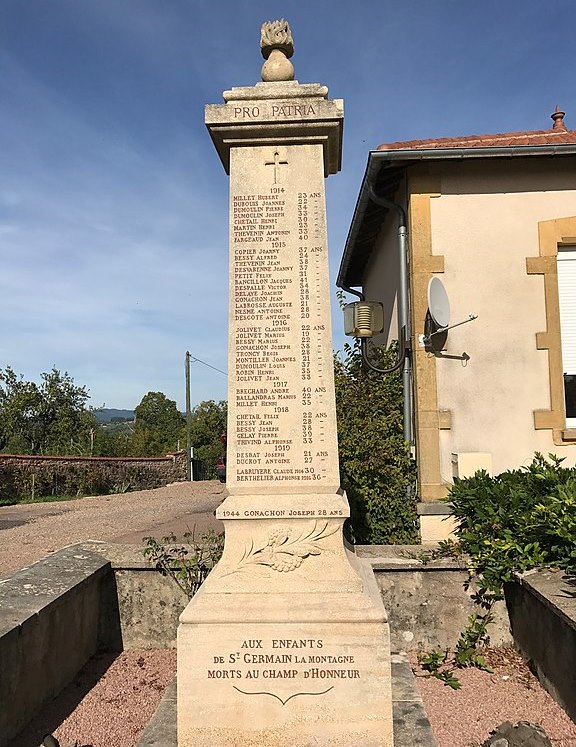 War Memorial Saint-Germain-la-Montagne