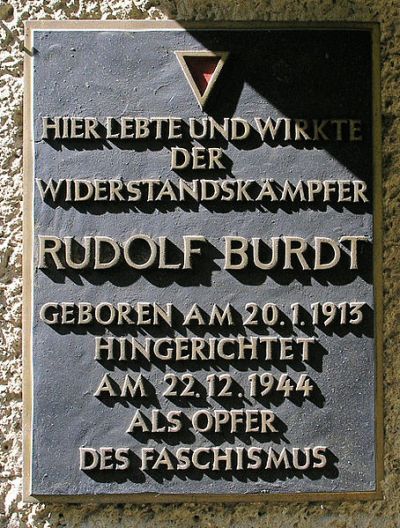Gedenkteken Rudolf Burdt