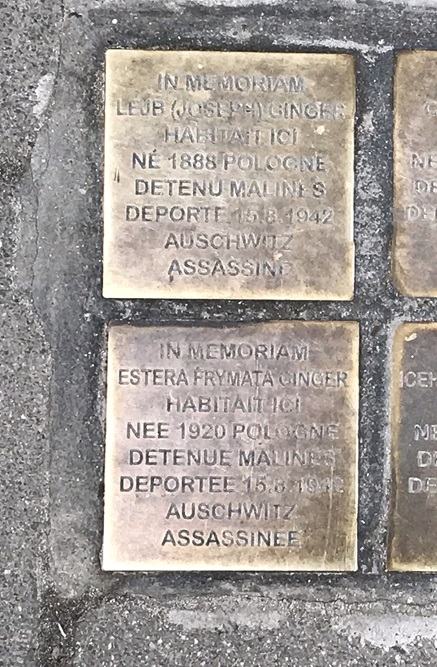 Stolpersteine Hoogstraat 121 #4