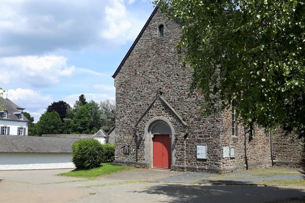 Gedenkteken Sint-Gregoriuskerk Roumont