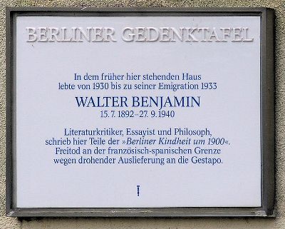Gedenkteken Walter Benjamin