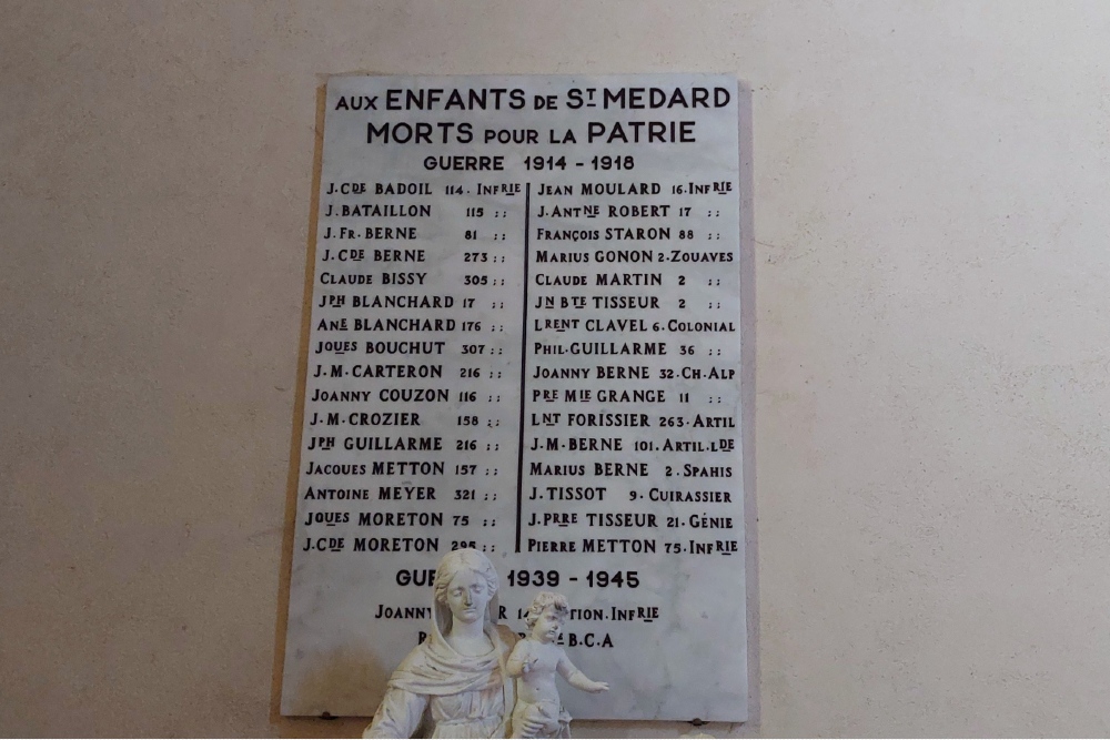 Oorlogsmonument glise Saint-Mdard-en-Forez #1