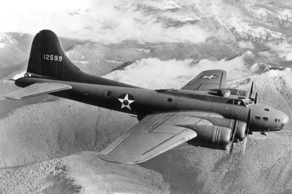 Crashlocatie B-17E Flying Fortress 41-2643