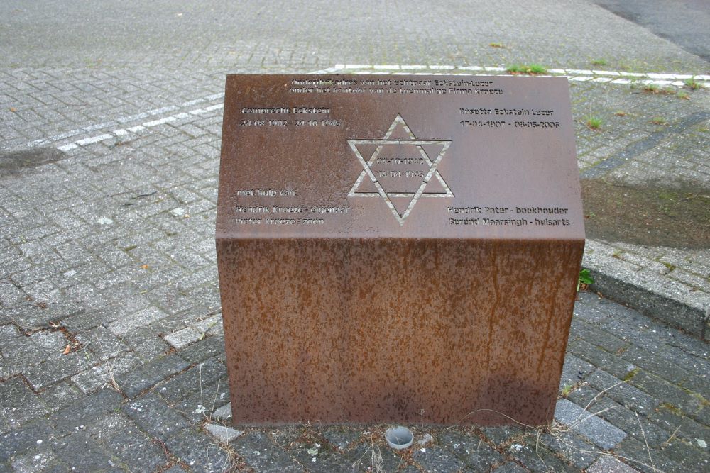 Memorial for Jewish people in hiding