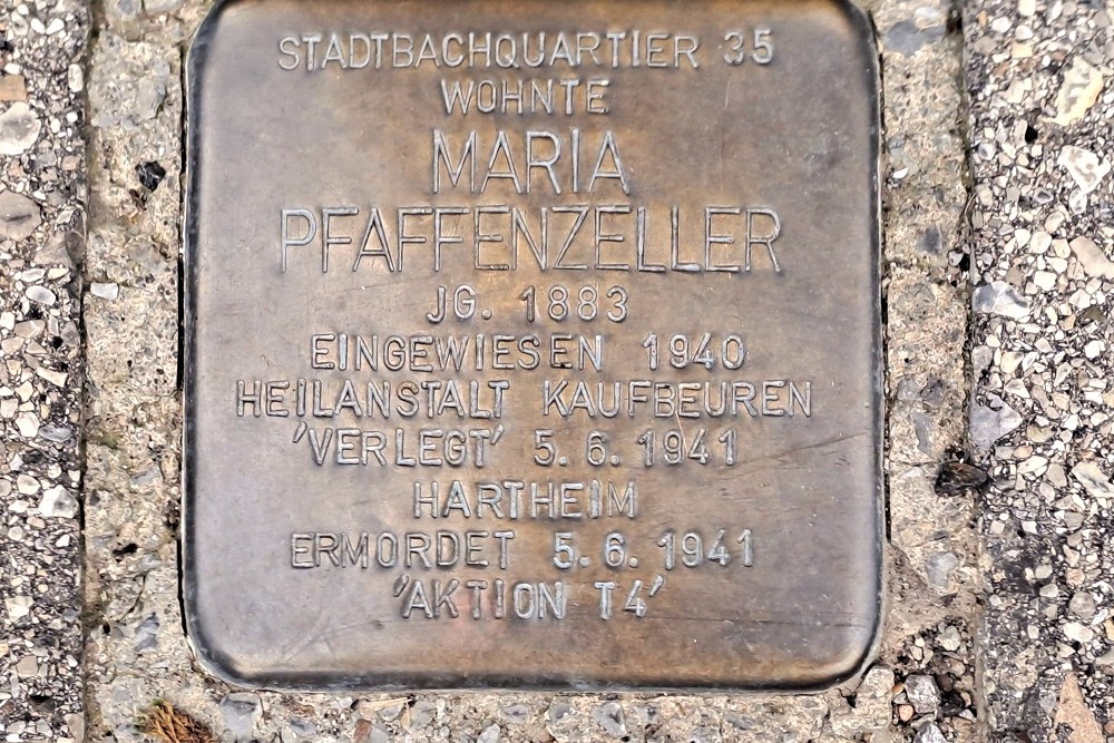 Stolperstein Reischlestrasse 31 #1