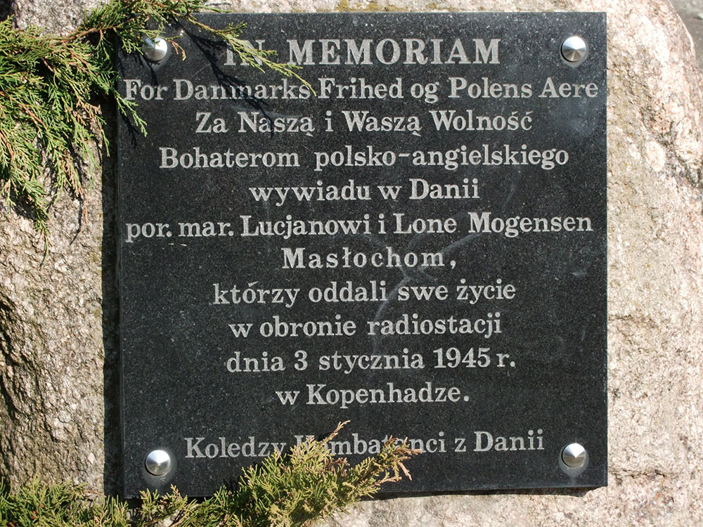 Memorial Stone Danish Resistance Fighters