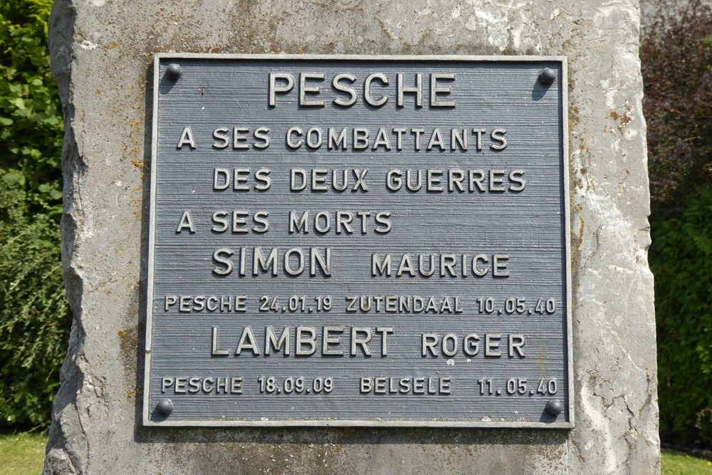 Oorlogsmonument Pesche #4