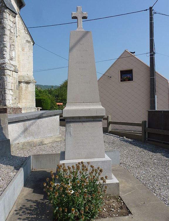Monument Eerste Wereldoorlog Clerques
