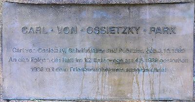 Gedenkteken Carl von Ossietzky