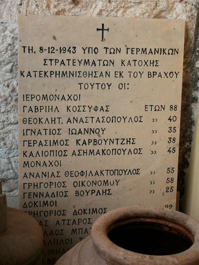 Memorial Executed Greeks Kalavryta
