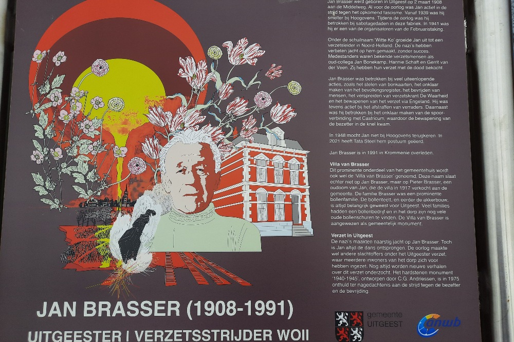 Informatiebord Jan Brasser