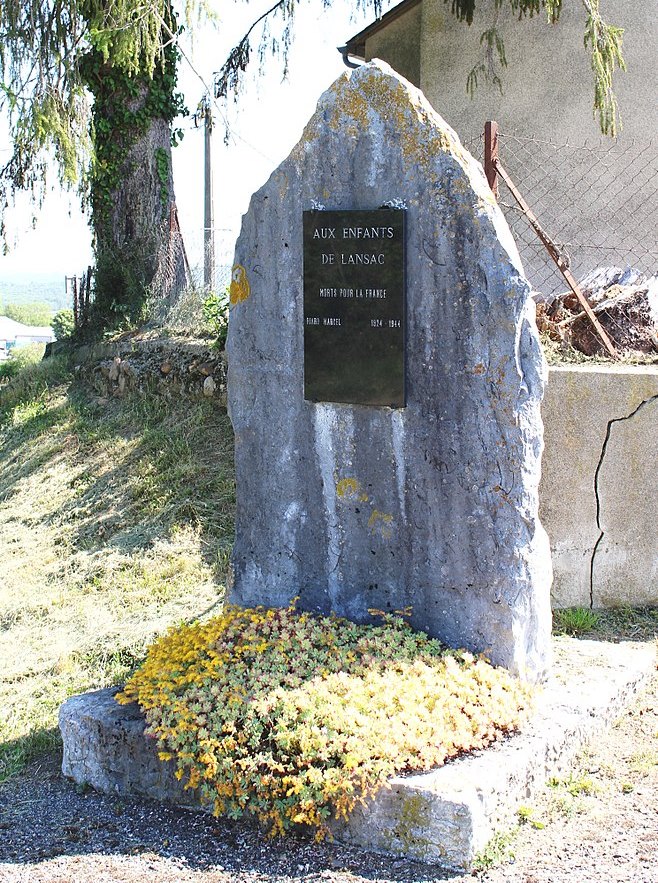 Monument Tweede Wereldoorlog Lansac