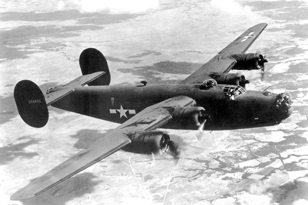 Crashlocatie Consolidated B-24D-CO 