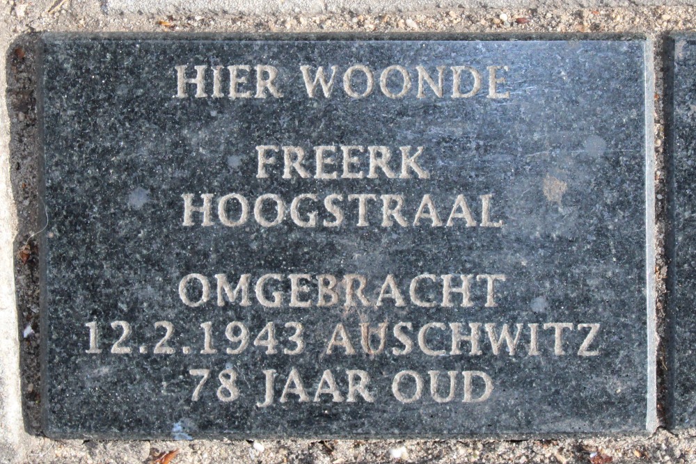 Memorial Stones Trompstraat 7 #2