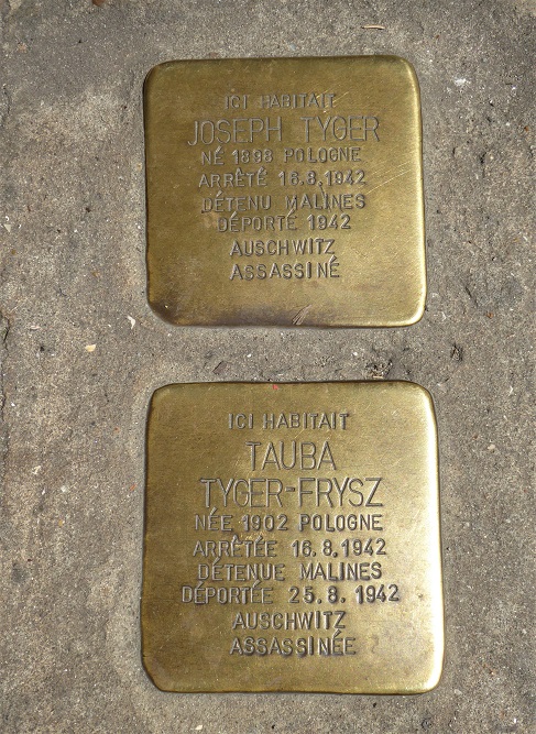 Stolpersteine Huidevettersstraat 90 #2