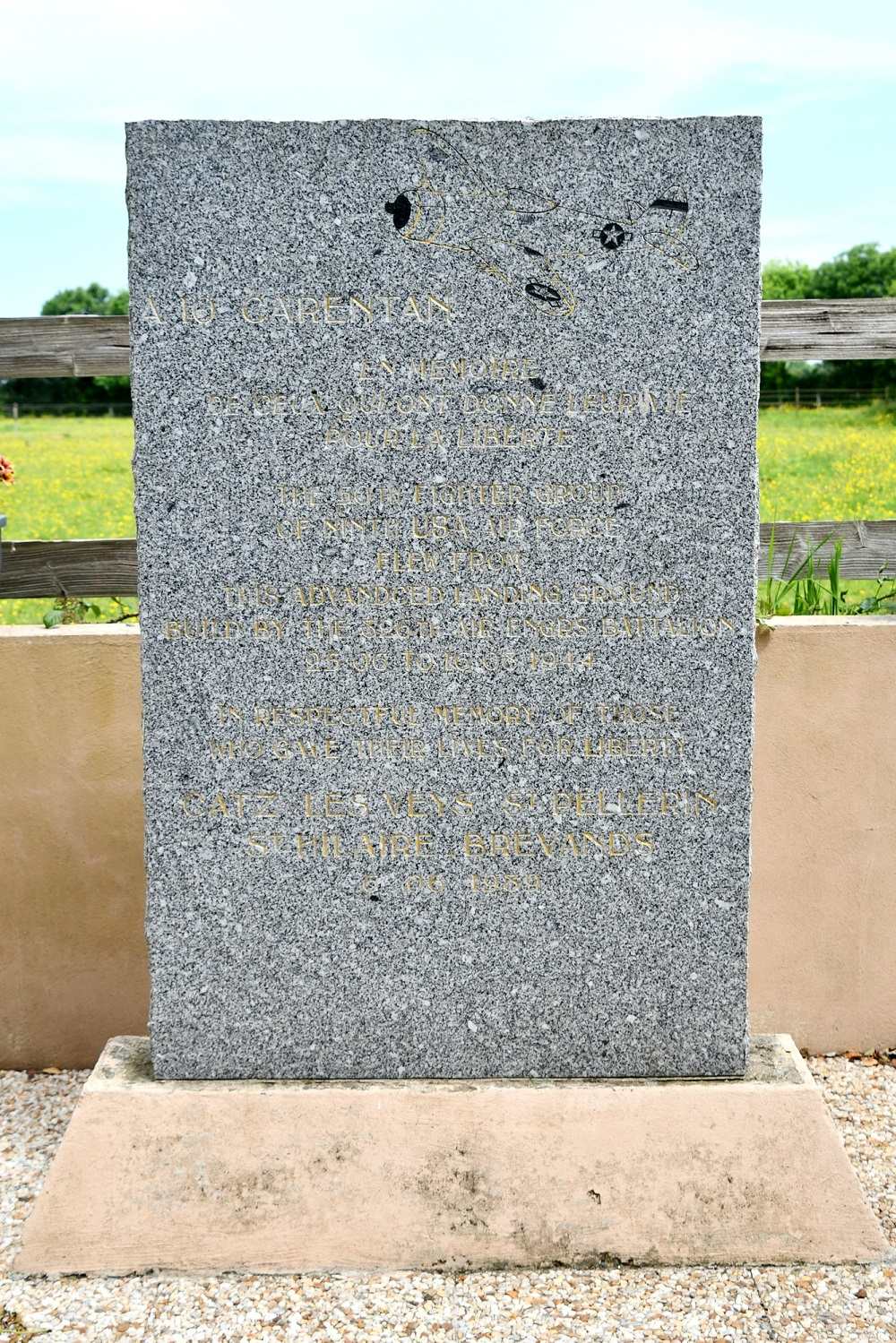 Monument L' Arodrome St. Pellerin Catz Les Veys #3