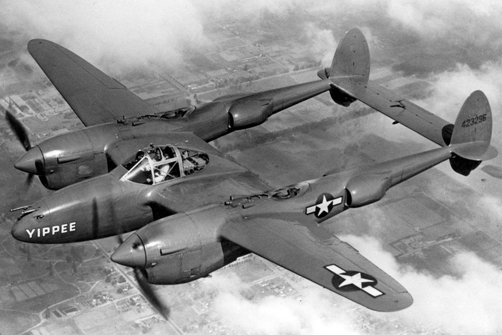Crash Site P-38J-10-LO Lightning 42-67802 Code J