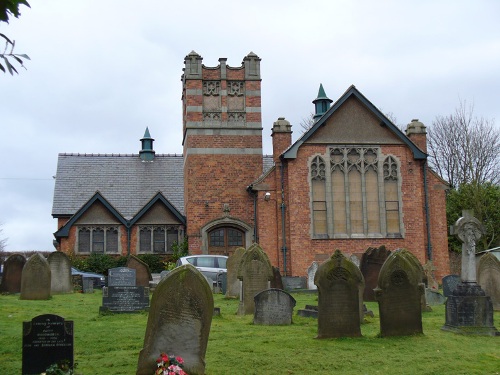 Commonwealth War Grave Brown Knowl Primitive Methodist Chapelyard
