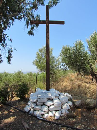 Cross of Remembrance to the Fallen on 'Hill 107' Maleme
