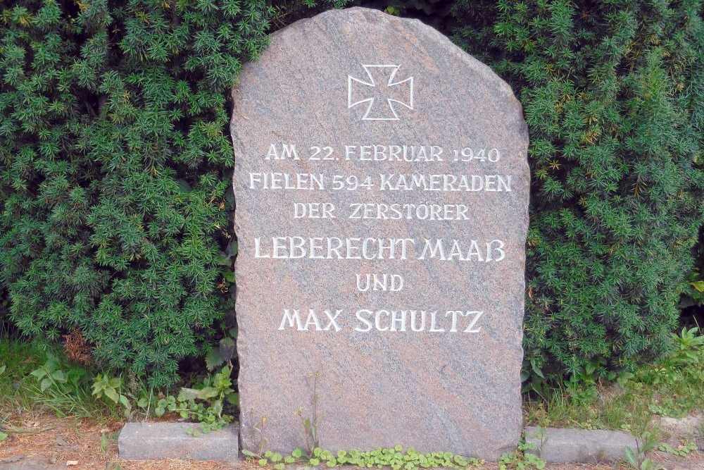 Memorial Stone 'Leberecht Maass' and 'Max Schultz'