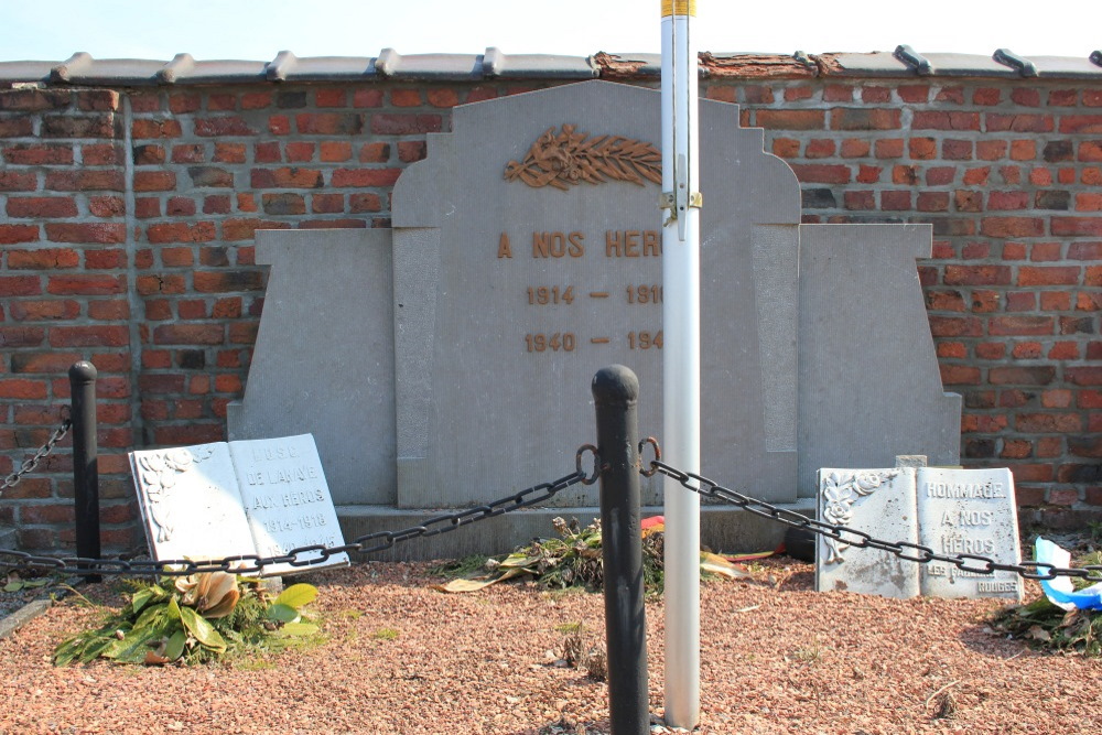 Oorlogsmonument Begraafplaats Lanaye