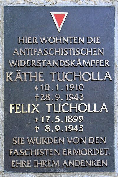 Gedenkteken Kthe en Felix Tucholla