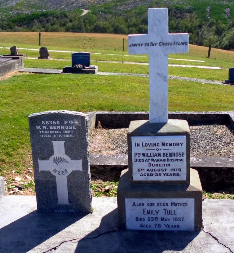 Commonwealth War Grave Waikaia Cemetery