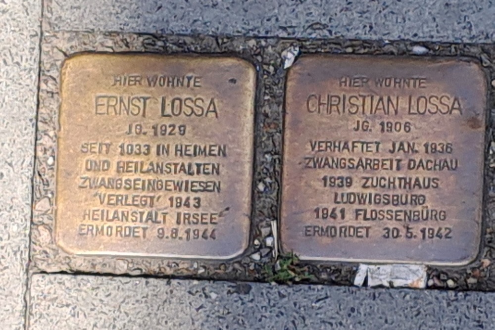 Stolpersteine Wertachstrae 1 #1