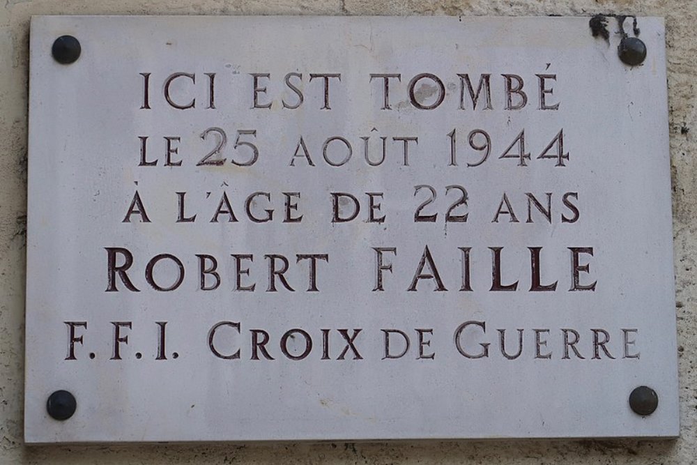 Gedenkteken Robert Faille