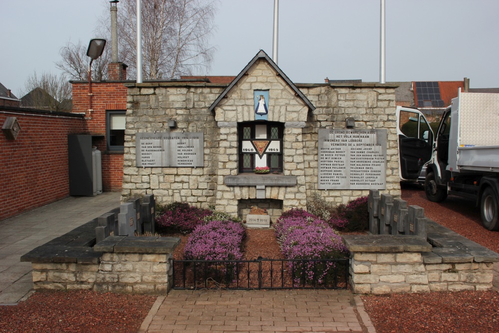 Oorlogsmonument Begraafplaats Lebbeke
