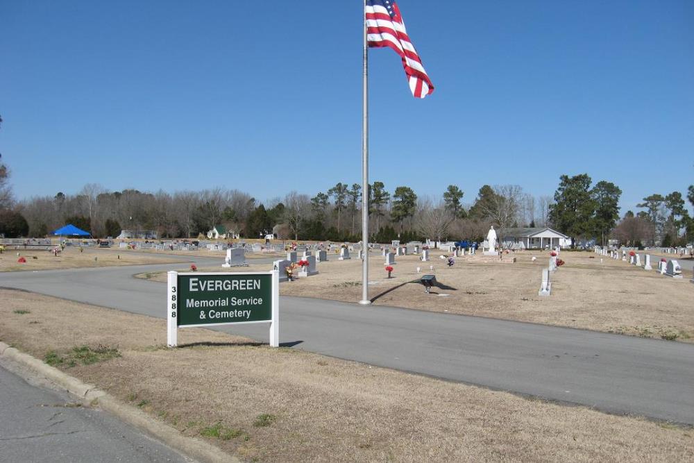 American War Graves Evergreen Memorial Cemetery