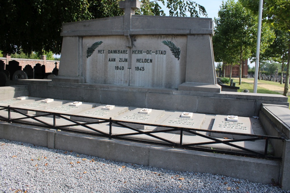 Oorlogsmonument Begraafplaats Herk-de-Stad