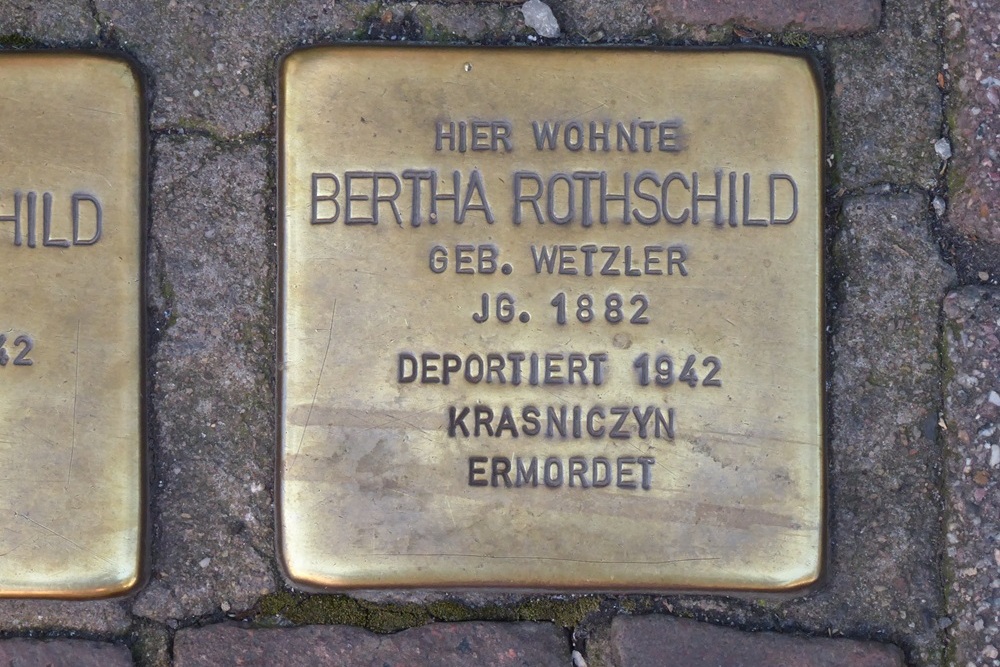 Stolpersteine Frohsinnstrae 9 #5