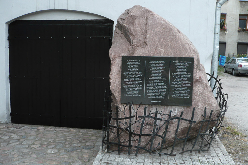 Litzmannstadt Ghetto - Gypsy Camp Memorial