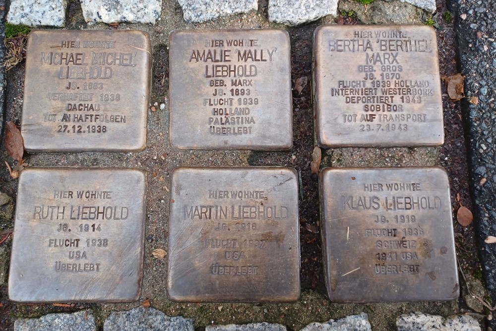 Stolpersteine Bergstrae 86 #1