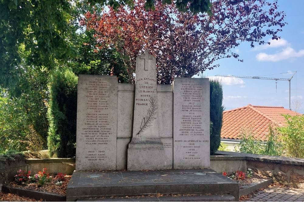 Oorlogsmonument Grzieu-le-March