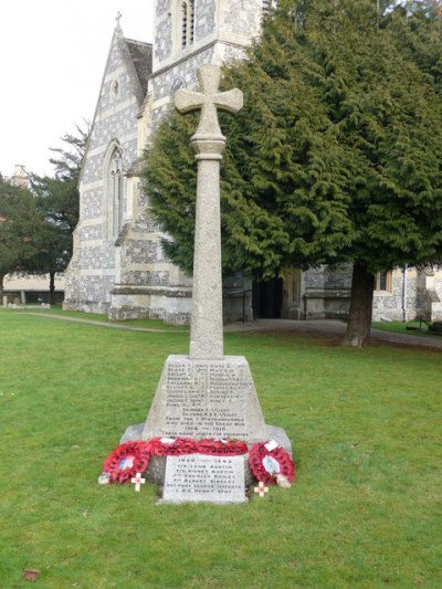 War Memorial Winterbourne Earls