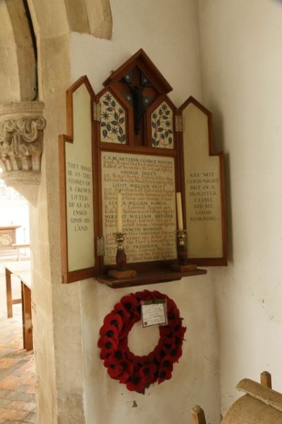 War Memorial All Saints Church North Moreton #2