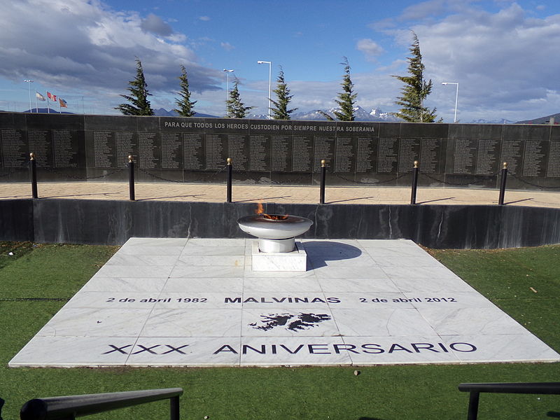 Falklands War Memorial Ushuaia