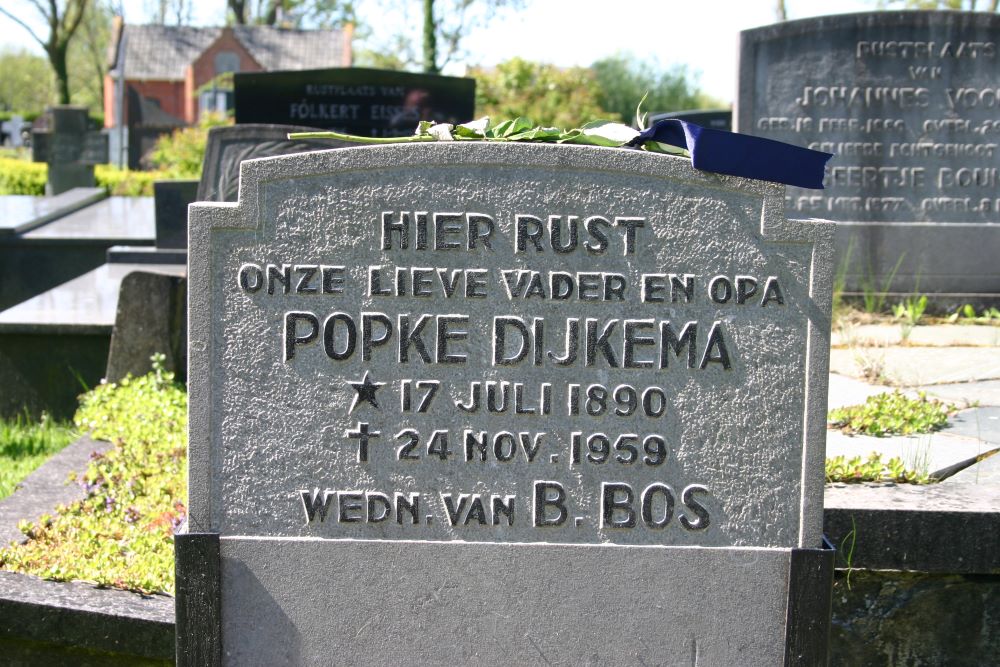 Nederlands Oorlogsgraf Popke Dykema