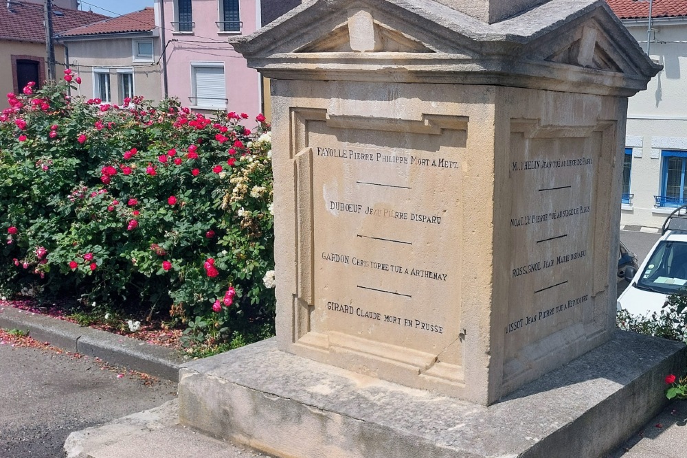 Oorlogsmonument Chazelles-sur-Lyon #4