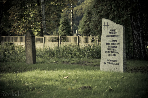 Duitse & Russische Oorlogsgraven Lodz