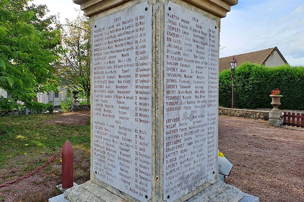 Oorlogsmonument Saint-Lger-sous-Beuvray #5