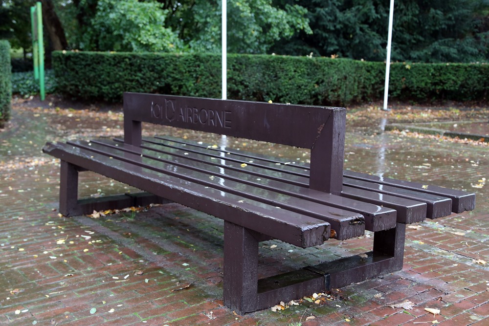 Bench to the Memory of 101st Airborne Division Son