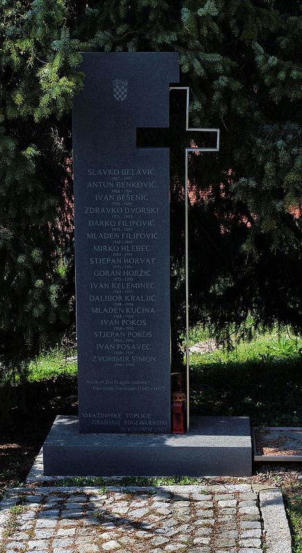 Monument Gesneuvelde Kroatische Verdedigers Varadinske