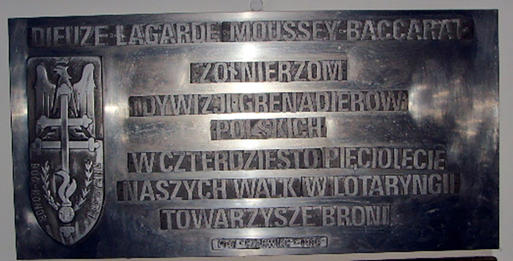 Plaques Polish Armed Forces St. Andrew Bobola Church London